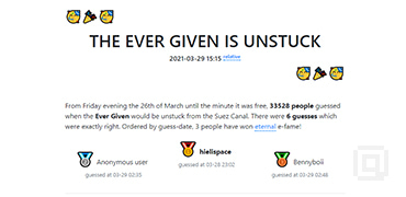 苏伊士运河大堵塞-Suez Canal Blockage