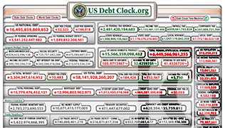 实时了解美国债务情况-U.S.Debt Clock