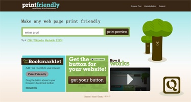 自定义打印网页内容-Print Friendly