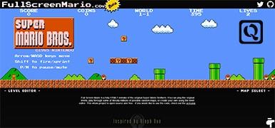 全屏版超级玛丽-Full Screen Mario