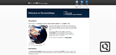 3D访客记录小挂件-Revolver Maps