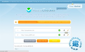 批量检测网站是否正常运行-AccessChecker