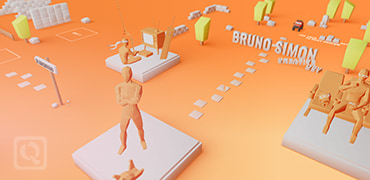 线上体验遥控小汽车-Bruno Simon