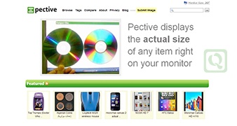 屏幕上感受物体的实际大小-pective